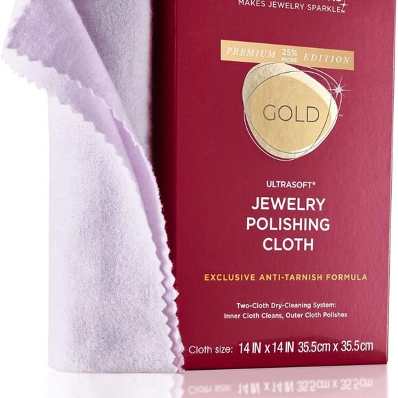 Premium Edition Extra Large Polishing Cloth for Gold Jewelry - Ultrasoft Fabric - Picture 1 of 9